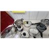 Image 5 : Stainless Steel Cookware Set with Pots, Pans, and Lids