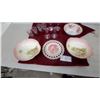 Image 3 : Vintage Porcelain and Glassware Collection with Pastoral Bowls, Goblets, Tumblers and More