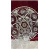 Image 10 : Assorted Cut/Crystal Glass Serving Dishes, Platters, Stemware, Star of David Pattern and More
