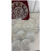 Image 5 : Assorted Cut/Crystal Glass Serving Dishes, Platters, Stemware, Star of David Pattern and More