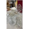 Image 7 : Assorted Cut/Crystal Glass Serving Dishes, Platters, Stemware, Star of David Pattern and More