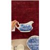 Image 10 : Royal Essex Ironstone "Shakespeares Country" Blue and White Dinnerware Set