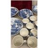 Image 5 : Royal Essex Ironstone "Shakespeares Country" Blue and White Dinnerware Set