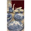 Image 6 : Royal Essex Ironstone "Shakespeares Country" Blue and White Dinnerware Set