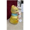 Image 2 : Two Vintage Ceramic Figural Cookie Jars, Yellow Pig and Mouse
