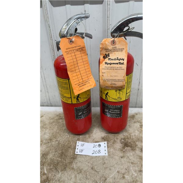 Two ABC Fire & Safety Equipment Ltd. Dry Chemical Fire Extinguishers