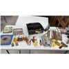 Image 1 : Sockets 1/4" and 3/8" Drive, Screwdrivers, Files, Planers, Drill Bits, Saw Blade, Toolbox and More