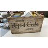Image 6 : Vintage Pepsi-Cola Wooden Crate with Assorted Nails, Screws, and More