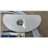 Image 2 : Moen Ceramic Toilet Tank Lid with Dual-Flush Button, Flush Valve, Water Lines 1/2" Multiple Pieces