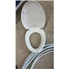 Image 9 : Moen Ceramic Toilet Tank Lid with Dual-Flush Button, Flush Valve, Water Lines 1/2" Multiple Pieces