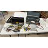 Image 1 : Two Tool Boxes with Assorted Hand Tools Including Mastercraft and Husky Screwdrivers, Wrenches