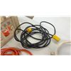Image 2 : Assorted Extension Cords, Power Strips, Crate, and More