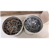 Image 4 : Vintage Wooden Coca-Cola Crate with Assorted Screws, Bolts, Nails, Hooks, Roof Jacks, Tire Iron