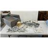 Image 1 : Assortment of Electrical Switches, Outlets, Wall Plates, Junction Boxes, Honeywell Thermostat
