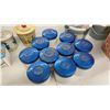 Image 2 : Player's Navy Cut Tobacco Tins With Blue Lids, Vintage Tin Canisters, Roofing Nails, Tote and More