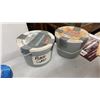 Image 5 : Player's Navy Cut Tobacco Tins With Blue Lids, Vintage Tin Canisters, Roofing Nails, Tote and More
