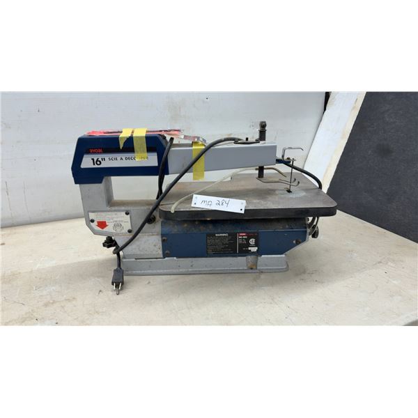 Ryobi SC-160 16" Scroll Saw, 1996, 120V, 1.6A, 1725 SPM, With Additional Blades