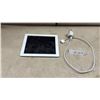 Image 1 : Apple iPad 2 16 GB Tablet, Model A1395, White, with 30-Pin Charging Cable and Wall Adapter.