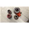 Image 8 : Ridgid Manual Pipe Threading Set with Die Stocks, Assorted Die Heads and Metal Storage Box