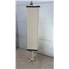 Image 1 : Freestanding Rotating Magnetic Information Display Sign Stand with Metal Base 48 1/2 Tall &