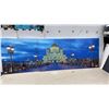 Image 1 : Three-Panel Canvas Triptych Wall Art, Cathedral of Christ the Savior, Moscow at Dusk