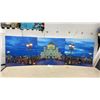 Image 1 : Three-Panel Canvas Print of Cathedral of Christ the Savior, Moscow Night View 24 x 24" Each Panel.