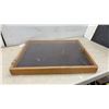 Image 5 : Wooden Showcase with Plexiglass Top, 20 1/4 x 24 3/4"
