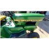 Image 10 : John Deere 112 Garden Tractor With Rear-Mounted Rototiller, Mower Deck. Vintage 70s New Battery Runn