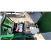 Image 11 : John Deere 112 Garden Tractor With Rear-Mounted Rototiller, Mower Deck. Vintage 70s New Battery Runn