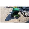 Image 9 : John Deere 112 Garden Tractor With Rear-Mounted Rototiller, Mower Deck. Vintage 70s New Battery Runn