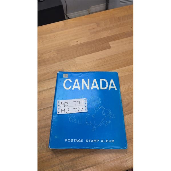 Canada Postage Stamp Album with 1870-94