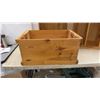 Image 4 : Set of Four Handmade Well Built Pine Wooden Storage Crates with Varied Interior Configurations
