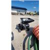Image 3 : Black Max 10 HP Ground Keeper Wood Chipper/Shredder with Briggs & Stratton OHV Engine Running