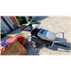 Image 6 : Black Max 10 HP Ground Keeper Wood Chipper/Shredder with Briggs & Stratton OHV Engine Running