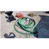 Image 2 : Heavy-Duty Green PVC Suction Hose with Quick-Connect Fittings and Intake Screen 75' 3"