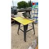 Image 1 : Black & Decker Deluxe Power Shop Radial Arm Saw, DeWalt 3" Cut Blade, & Rolling Table
