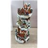 Image 7 : Illuminated Multi-Tiered Gingerbread Tree House Christmas Decoration With Santa and More