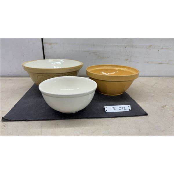T.G. Green Gripstand Size 6 Mixing Bowl, Medatta 10 Ironstone #8 Ironstone Bowl