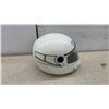 Image 3 : Novo Full-Face Motorcycle Helmet, White with Clear Visor, DOT Certified