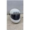 Image 4 : Novo Full-Face Motorcycle Helmet, White with Clear Visor, DOT Certified
