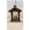 Image 4 : St. Gallen Wooden Mantel Clock with Animated Figures and Elvis Presley Quartz Wall Clock