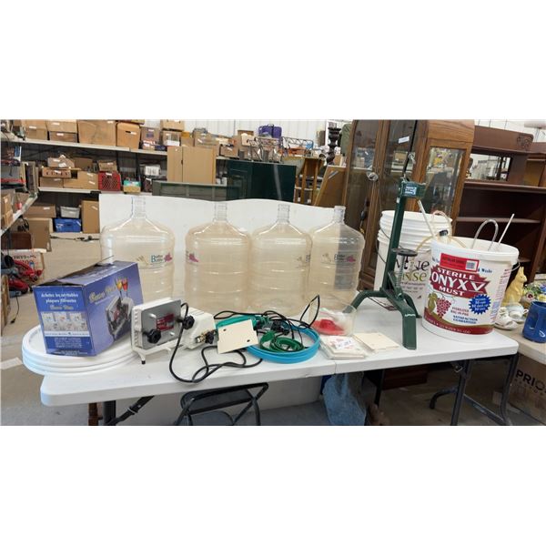 Pallet Lot: Complete Winemaking Kit: Buon Vino Mini Jet Filter, 4 Better Bottle Carboys