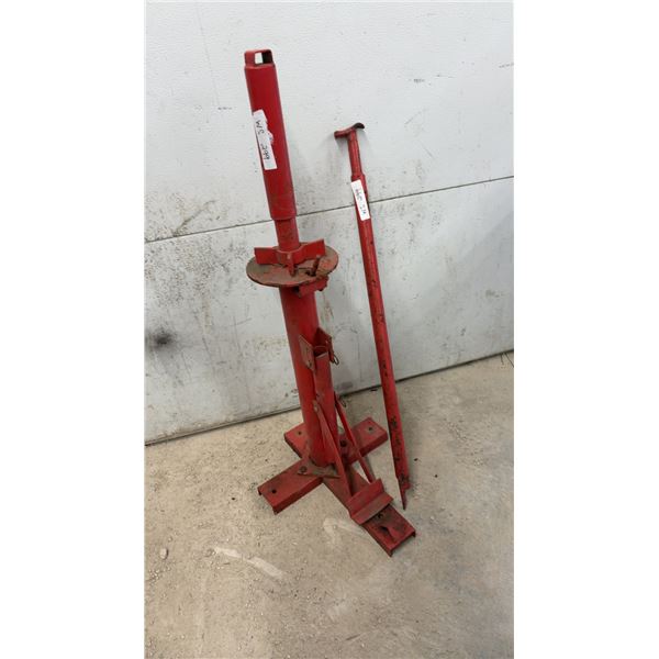 Manual Tire Changer with Bead Breaker Stand and Pry Bar