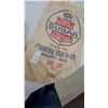 Image 4 : Manitoba Sugar Co 100 Pound Burlap Sack, Liberty Fire Extinguisher, Vintage Bottle Caps and More