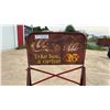 Image 2 : Vintage Coca-Cola "Take Home a Carton 36¢" Metal Sign & Display Stand 55 x 17