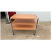 Image 1 : Rolling 3-Tier Shelf Unit 32 x 48 x 38
