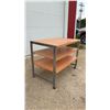 Image 2 : Rolling 3-Tier Shelf Unit 32 x 48 x 38