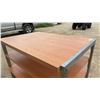 Image 3 : Rolling 3-Tier Shelf Unit 32 x 48 x 38