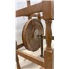 Image 5 : Vintage Wooden Spinning Wheel with Turned Legs and Foot Treadle