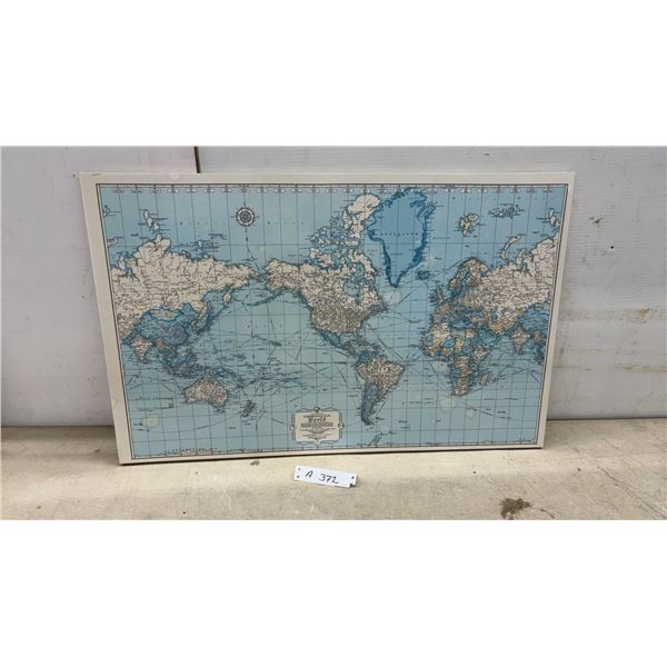 Rand McNally Cosmopolitan World Map on Mercator's Projection, 1930. 20 x 31"